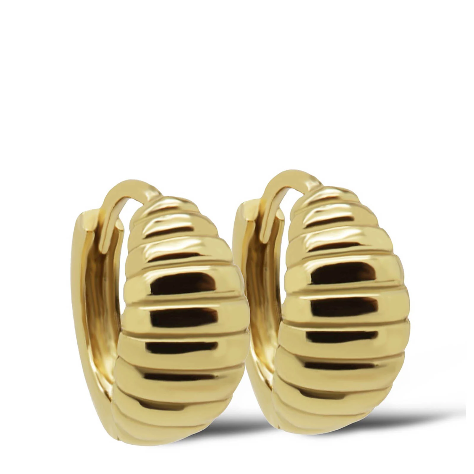 KARMA Jewelry gold plated oorbellen Hinged Hoops