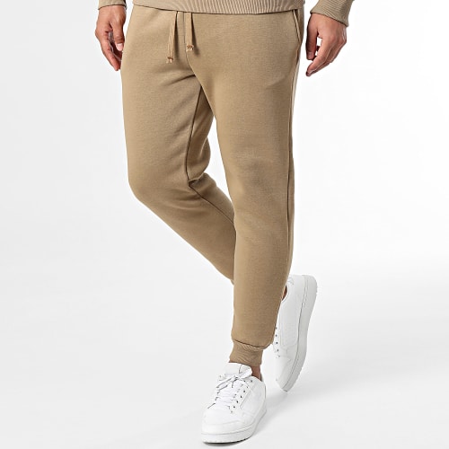 Ensemble Sweat Capuche Et Pantalon Jogging Camel