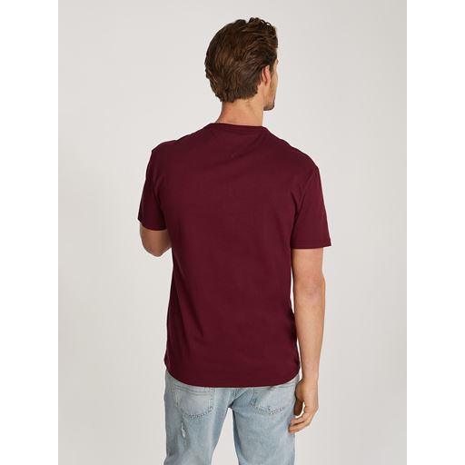Tommy Jeans Crest Flag T-shirt, Deep Rouge, XL