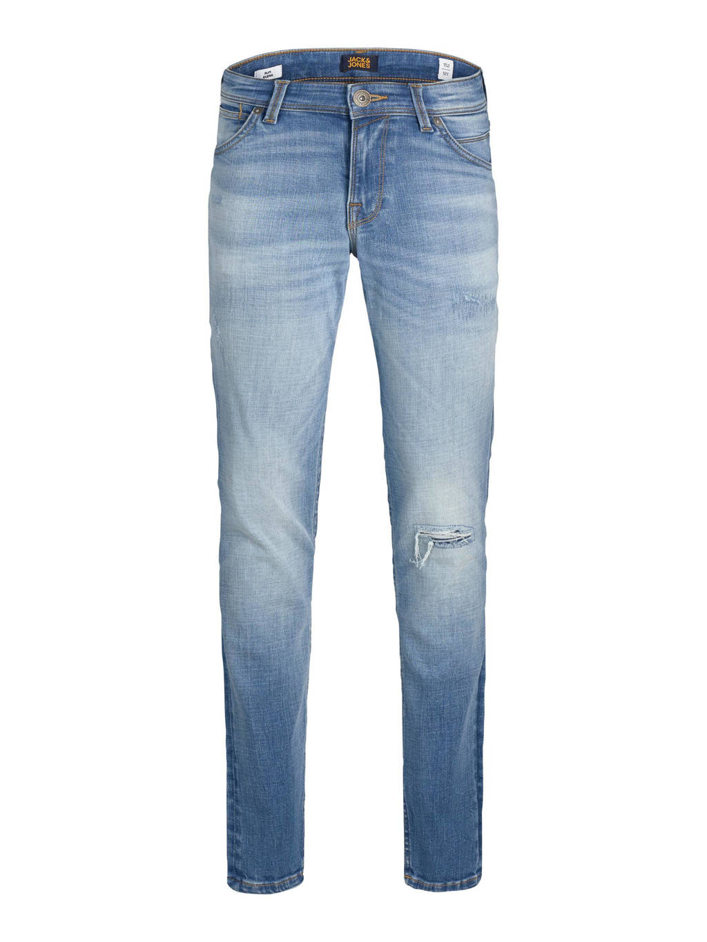 JACK & JONES low waist slim fit jeans JJIGLENN stonewashed