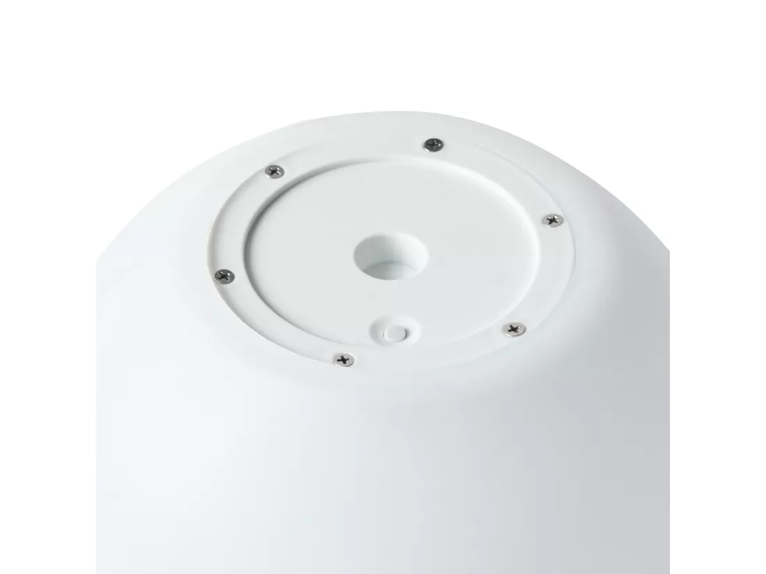 Lot de 3 lampes boules LED solaires pour l'extérieur LOBAINA Blanc