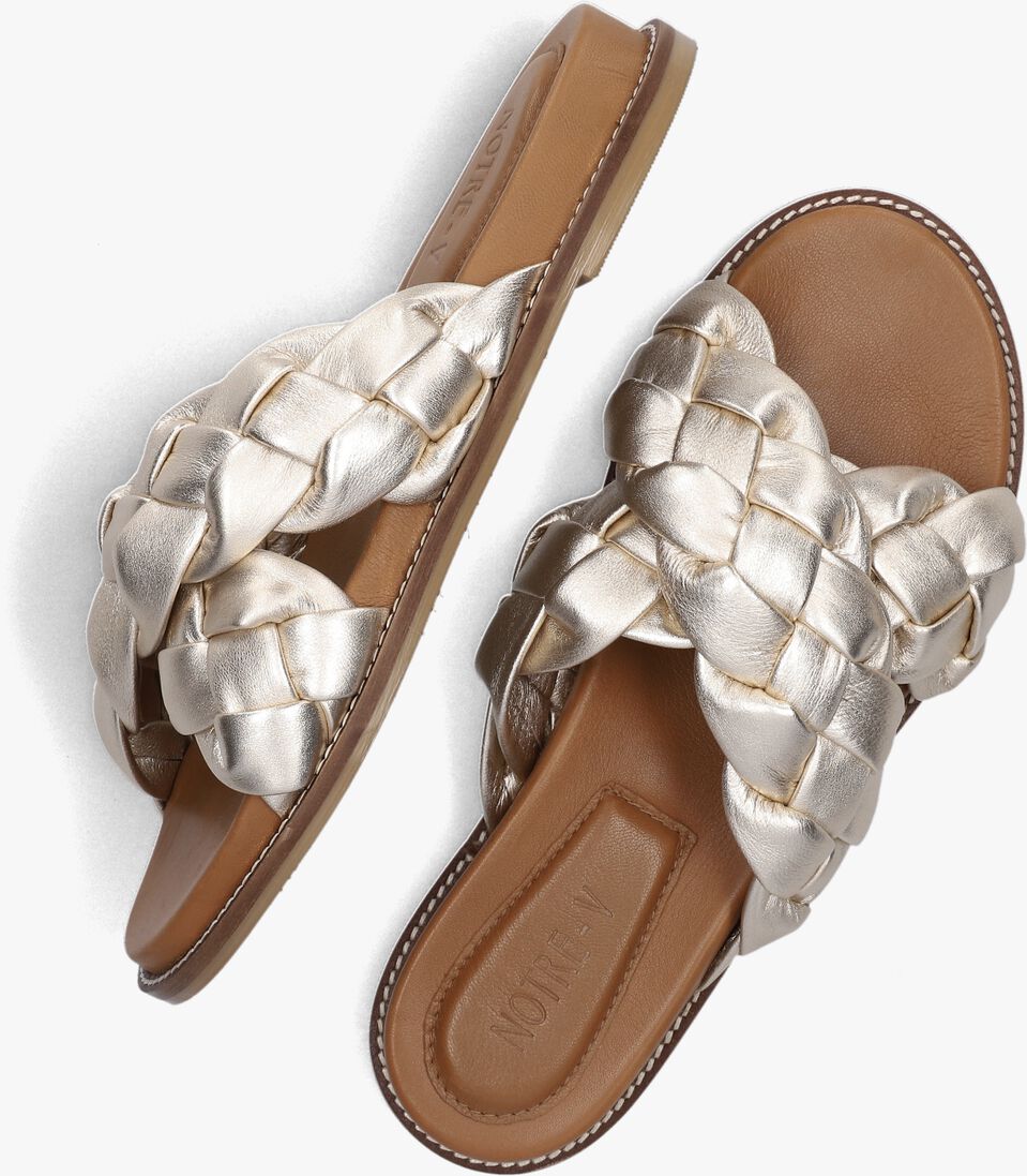 NOTRE-V gouden notre-v slippers 906009