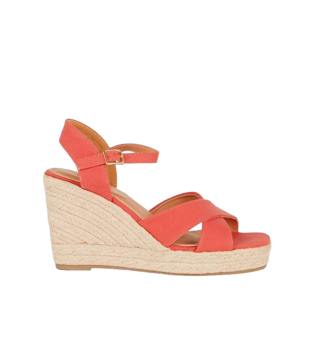 Dorothy Perkins - Chaussures à talon compensé ROMA - Femme (Rouge) - UTDP2448