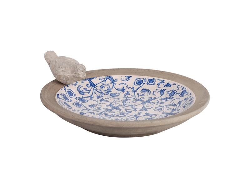 Esschert Design Vogeltränke Aged Ceramic Trinkstelle für Vögel