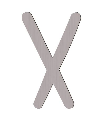 Sebra Tr?bogstaver - X - Pinecone Brown