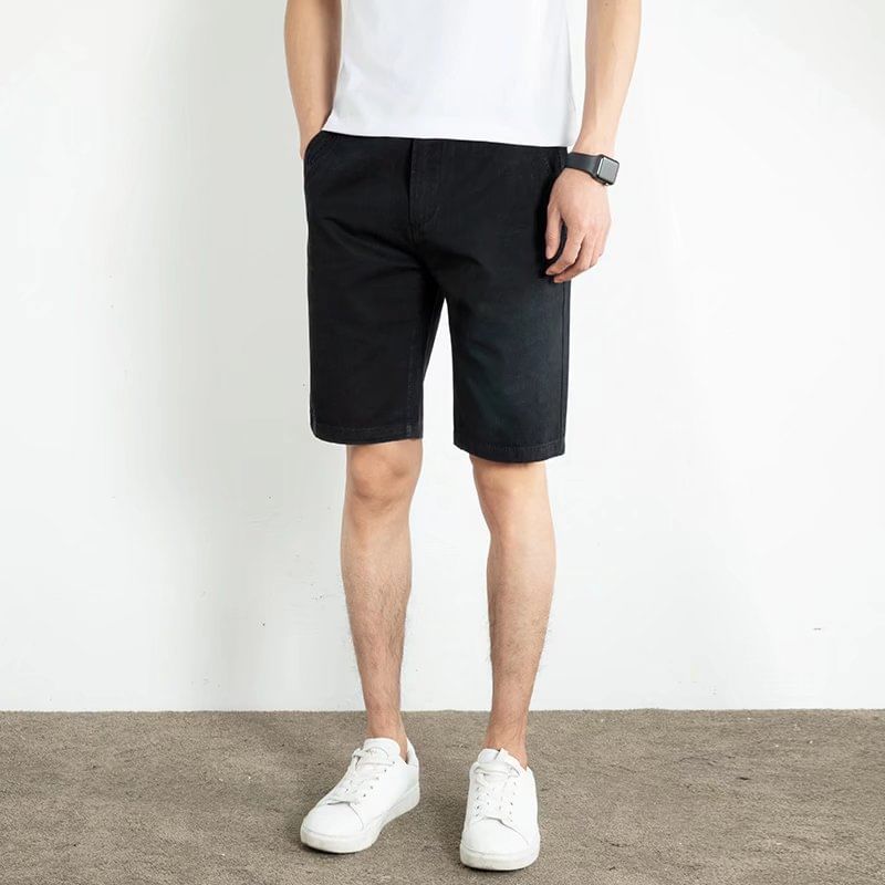 Adotuastic - Mid Rise Plain Shorts
