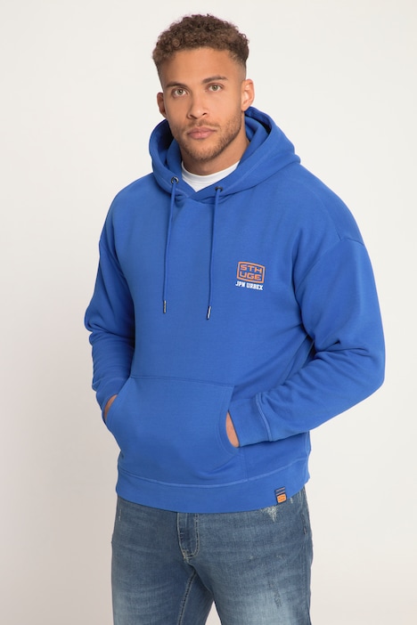 STHUGE Hoodie, oversized, Rückenprint, Kapuze