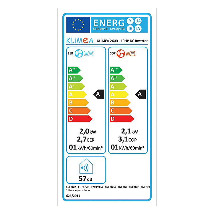 Climatiseur monobloc 10 HP DC Inverter + Wifi vertical 2600W