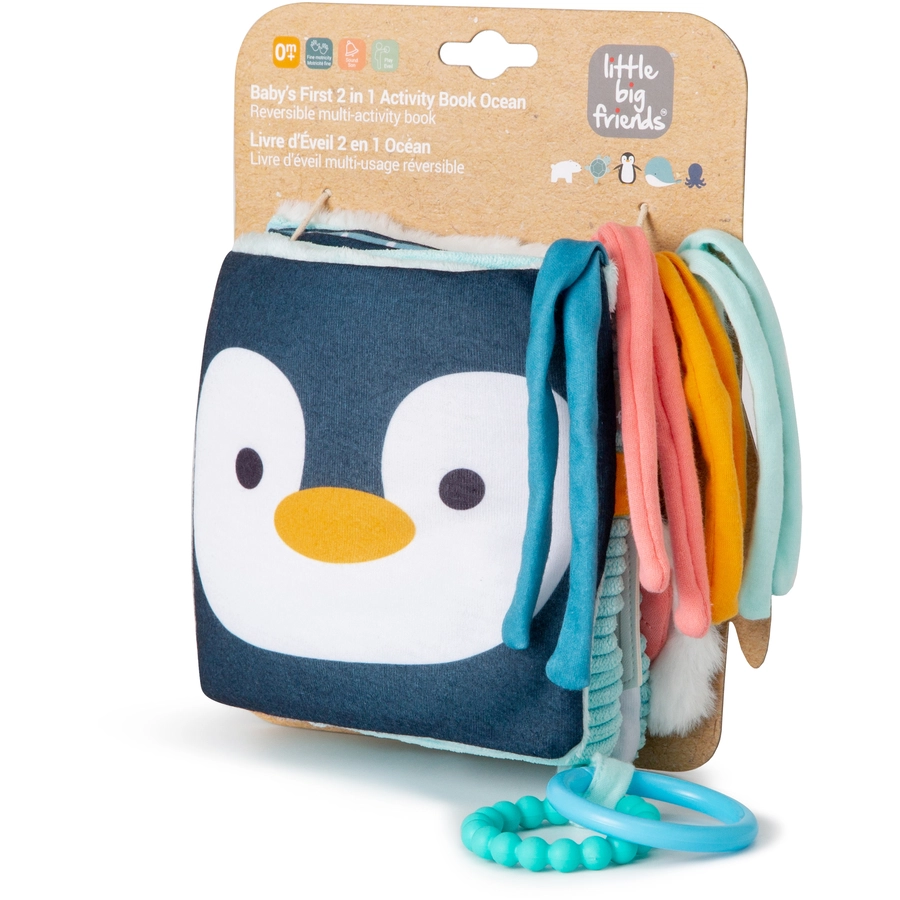 Little Big Friends Weiches Aktivitätsbuch 2 in 1 - Ozean