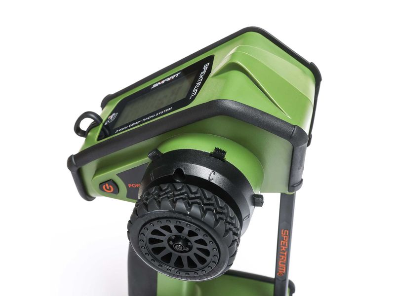 Spektrum Fernsteuerung DX6 Rugged DSMR Grün, nur Sender Robuster 6-Kanal Sender für RC Fahrzeuge