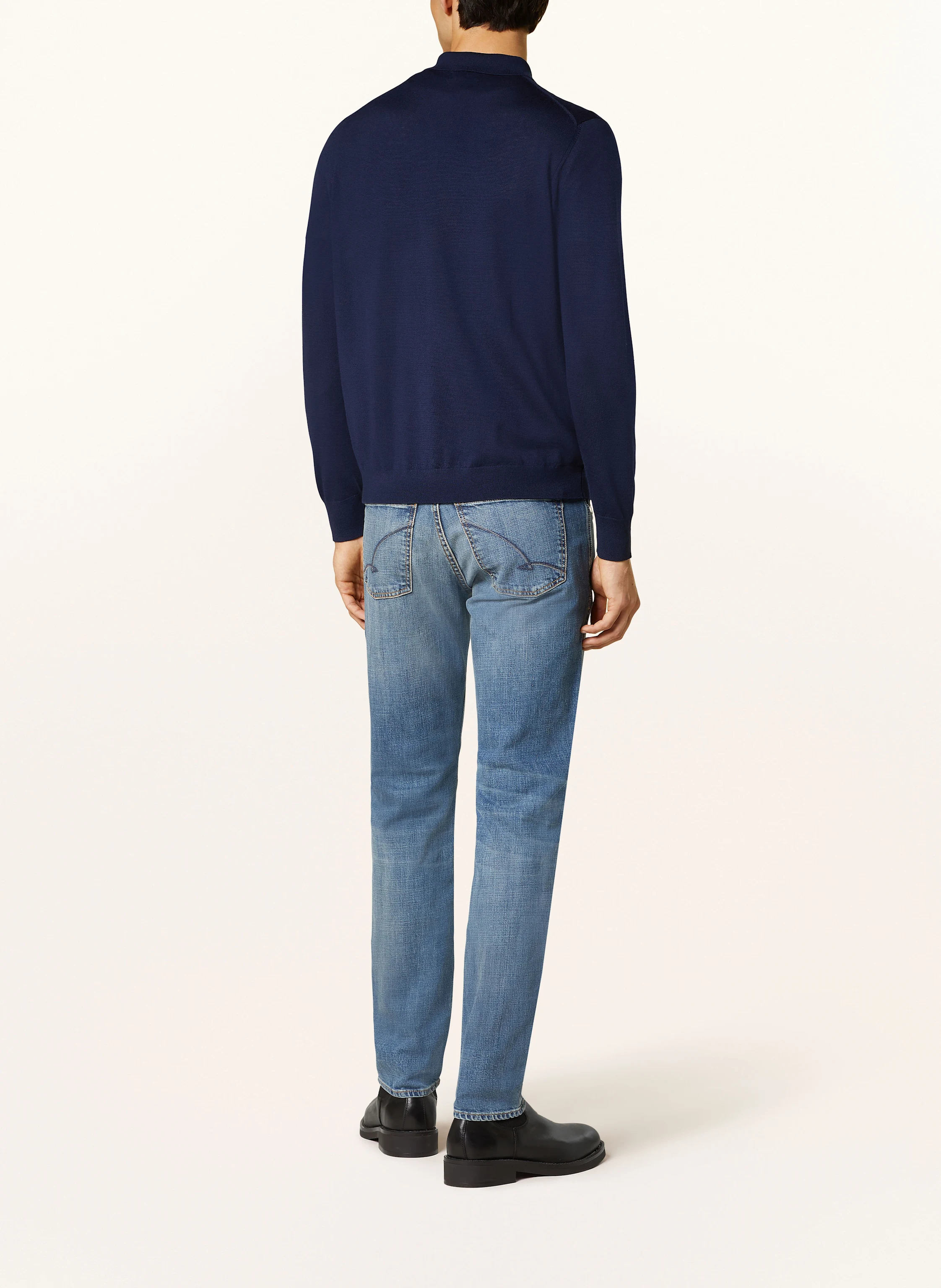 STROKESMAN'S Strick-Poloshirt