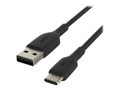 Belkin BoostCharge - USB-kabel - 24 pin USB-C (han) til USB (han) - 1 m - sort