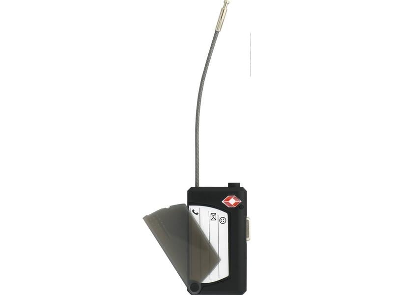 Abus Vorhängeschloss 148TSA/30 B Schwarz Kunststoff Vorhangschloss mit einstellbarem Zahlencode