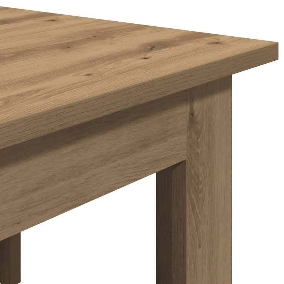 vidaXL - Rechthoekige Salontafel - Artisanaal eiken - Hout - 100x60x42 cm