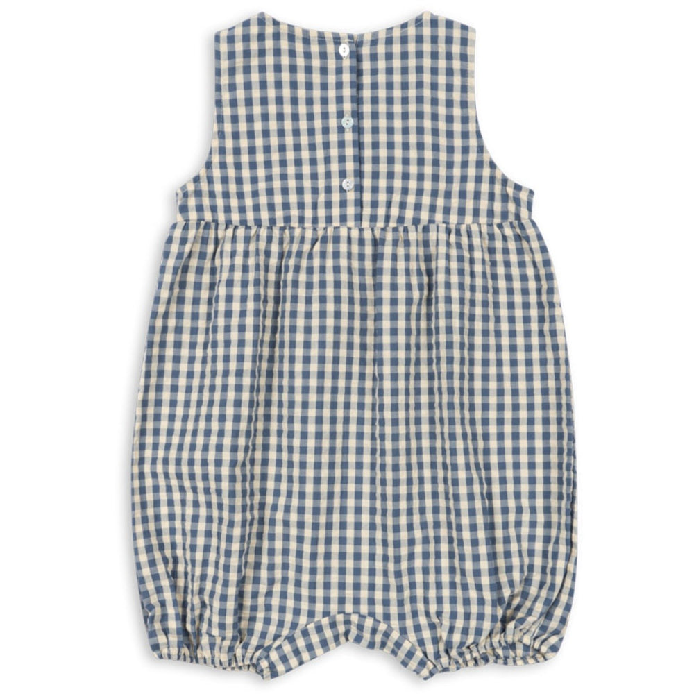 Køb Konges Sløjd Captains Blue Check Kim Romper GOTS