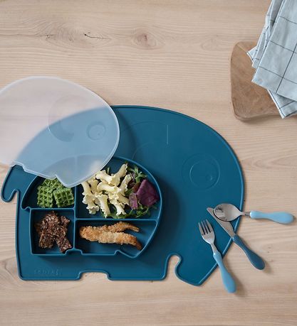 Sebra D?kkeserviet - Silikone - Fanto - Nordic Blue