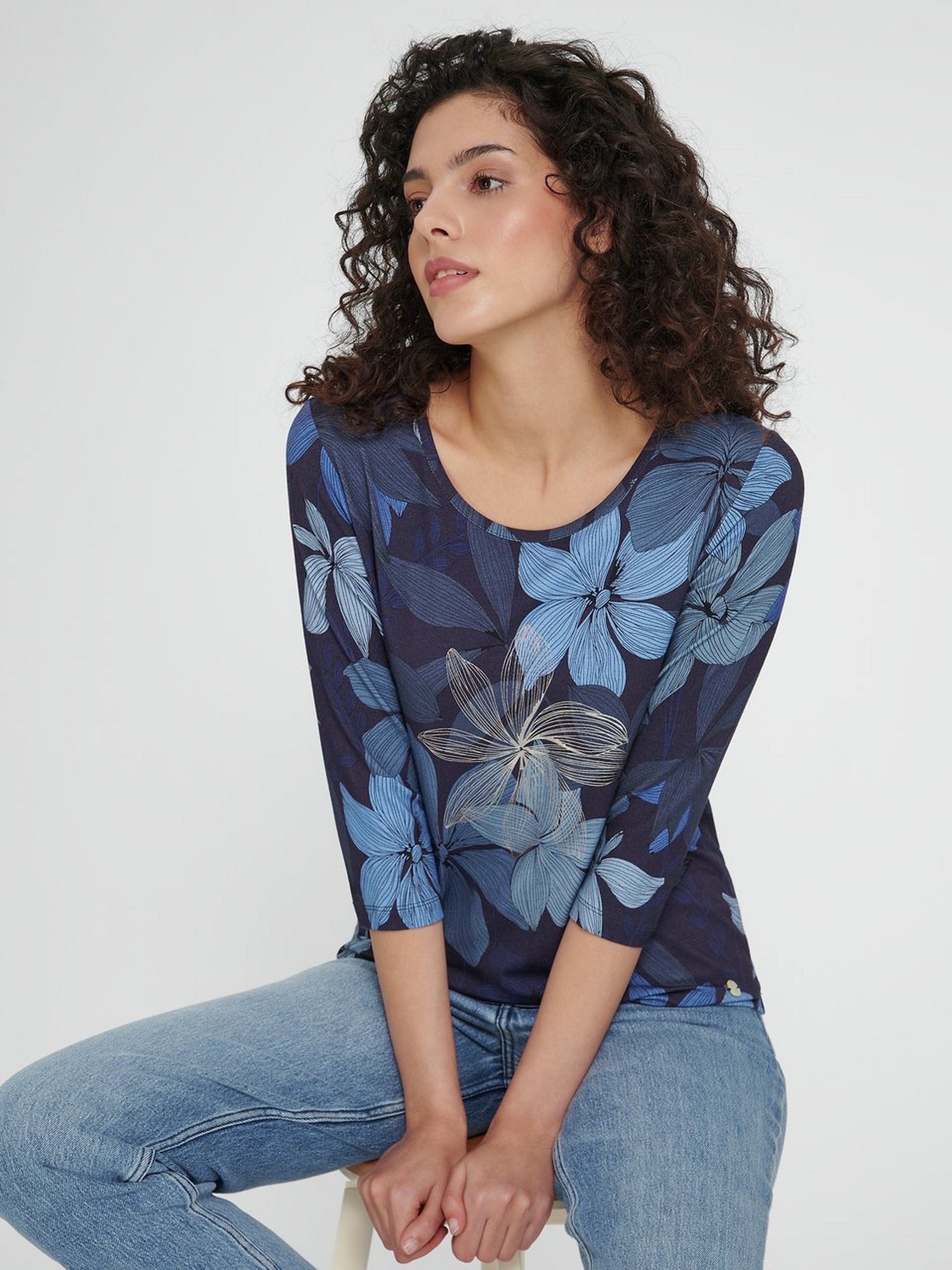 Shirt mit 3/4-Arm