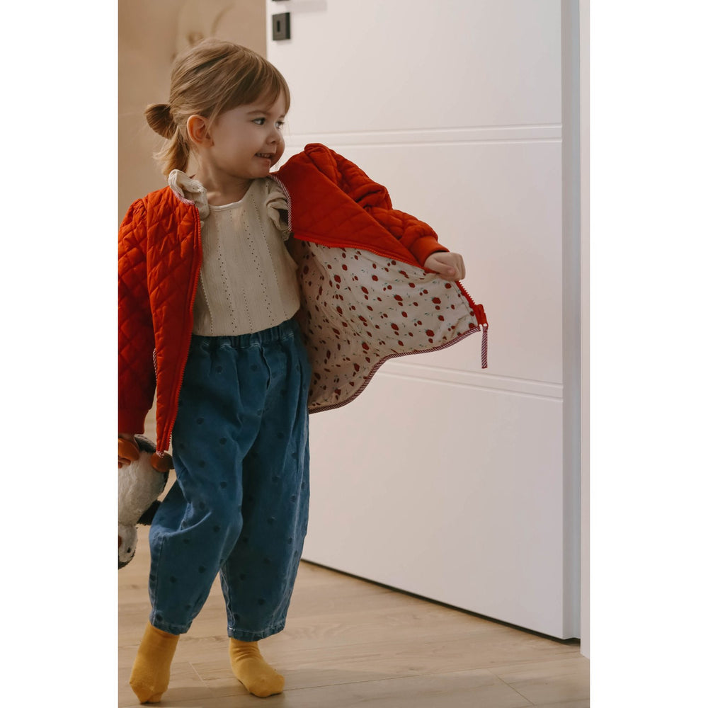 Køb Fliink Pompeian Red Aop Kota Berry Jakke