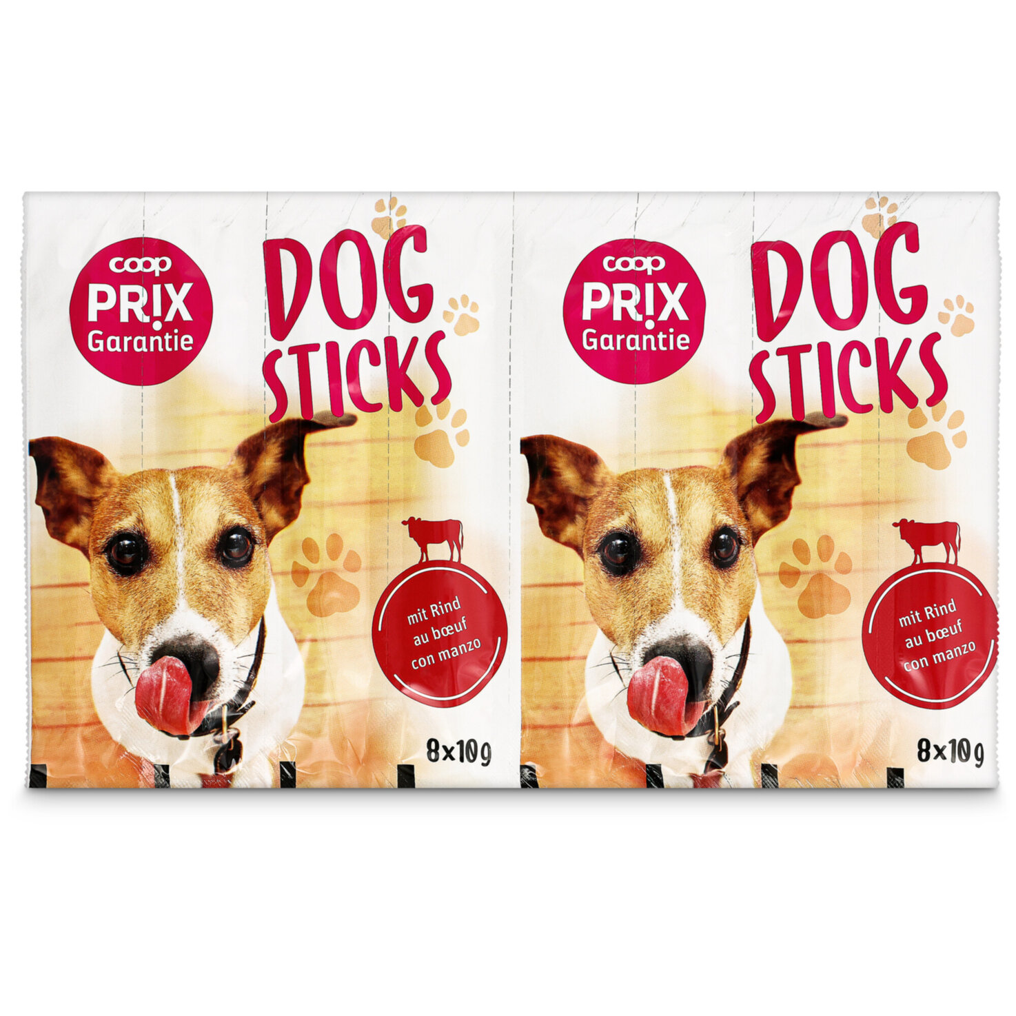 Prix Garantie Hundesnack Stick Rind 8x10g