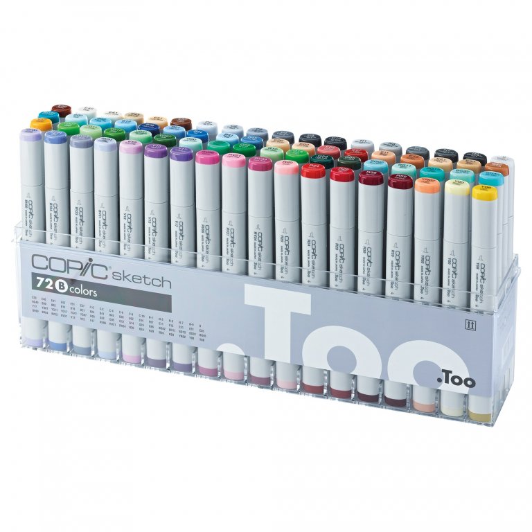 Copic Sketch Sets, 72er-Set