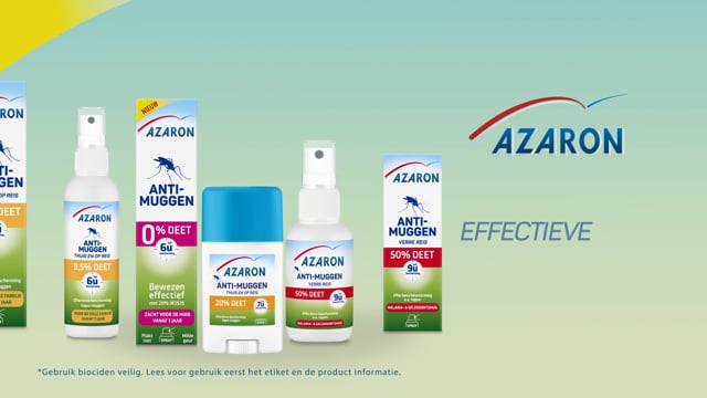 Azaron Anti-Muggenspray Thuis en op Reis 9.5% DEET 100ML