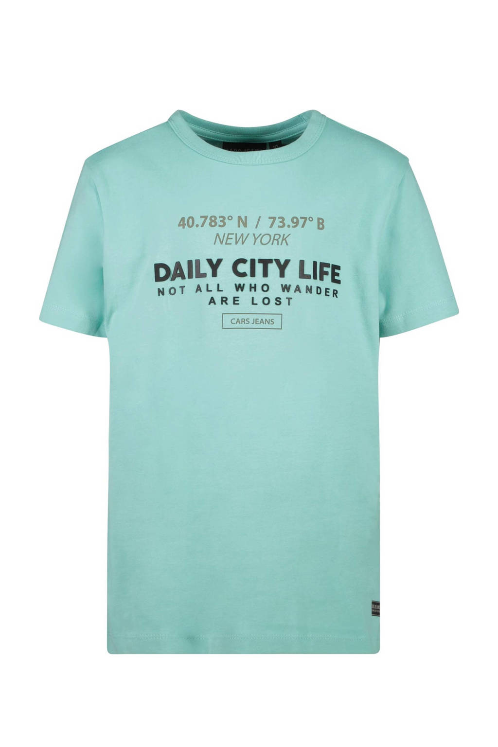 Cars T-shirt DEMY met printopdruk mintgroen