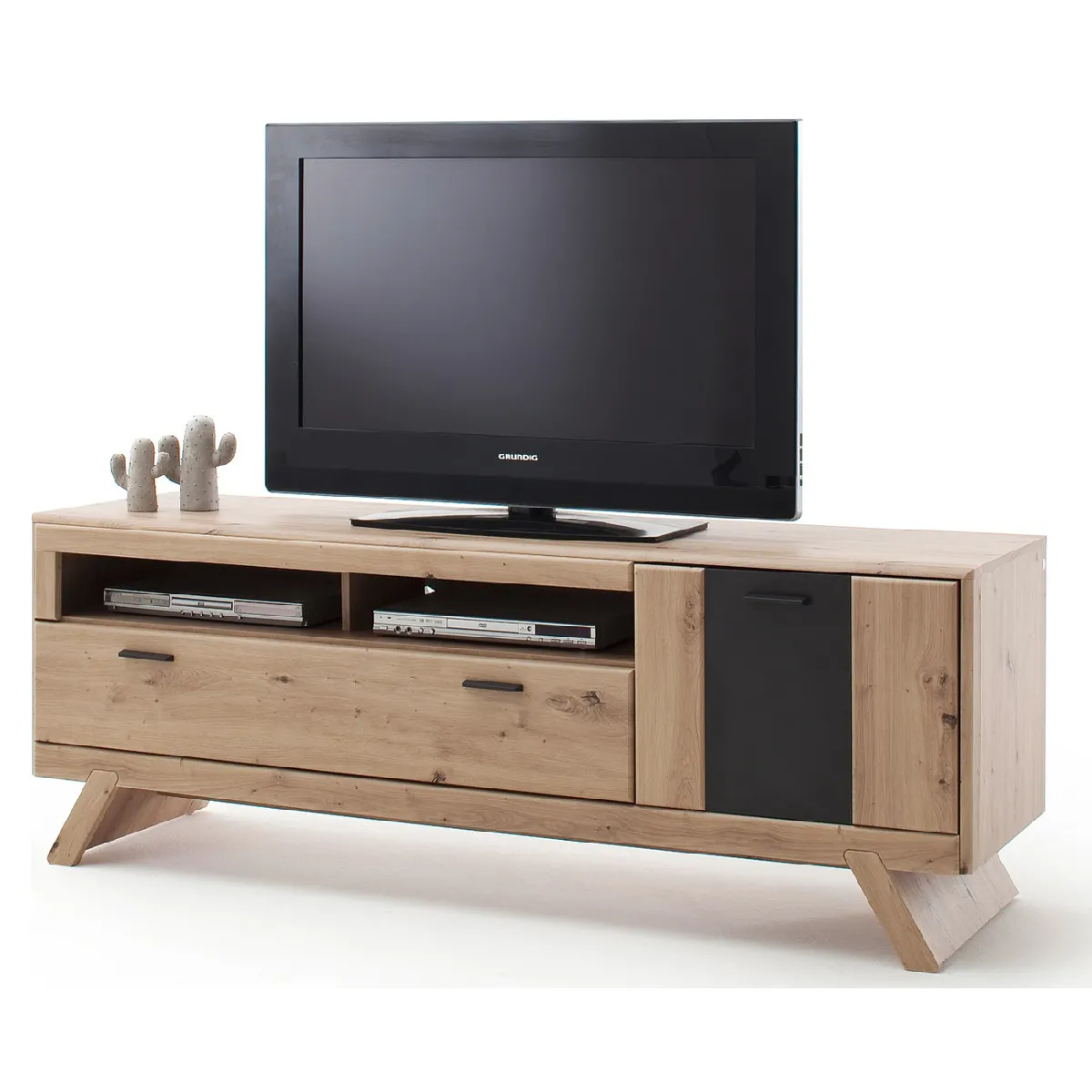 Pegane Meuble TV Coloris Chêne