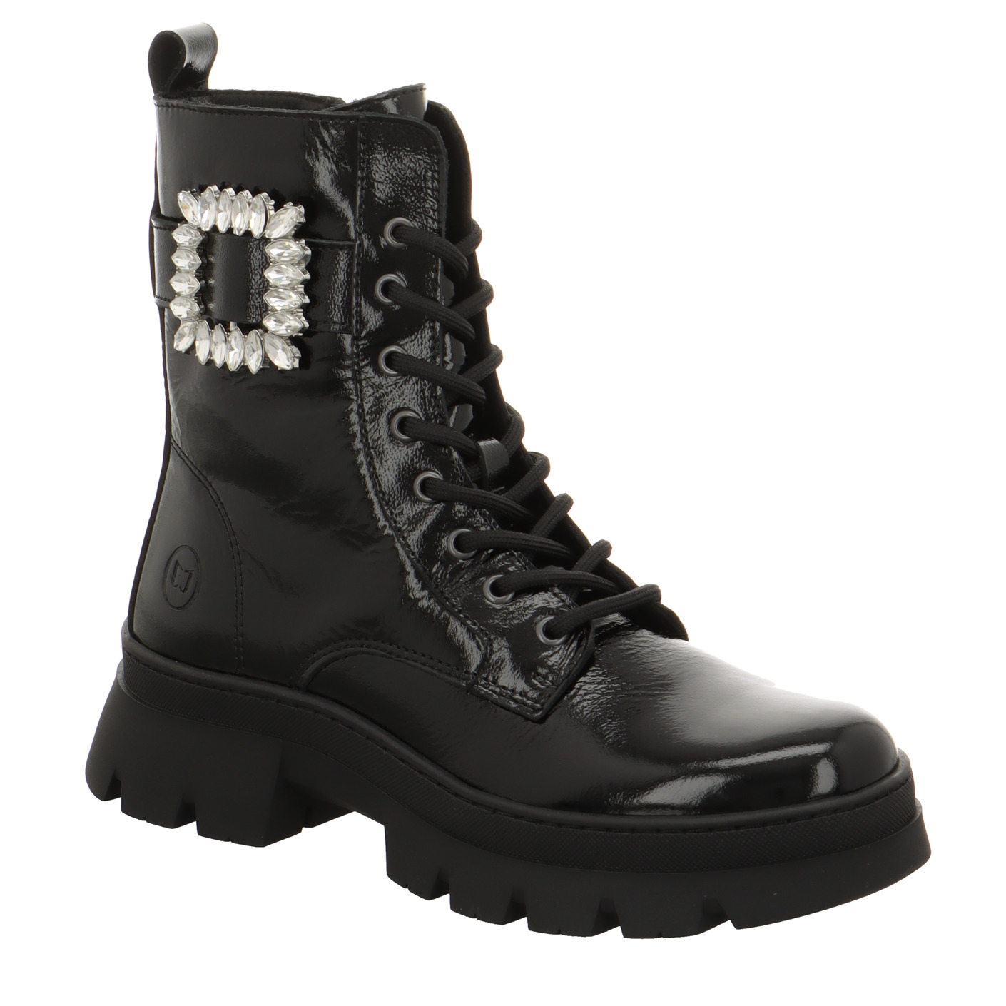 Schnürboots schwarz