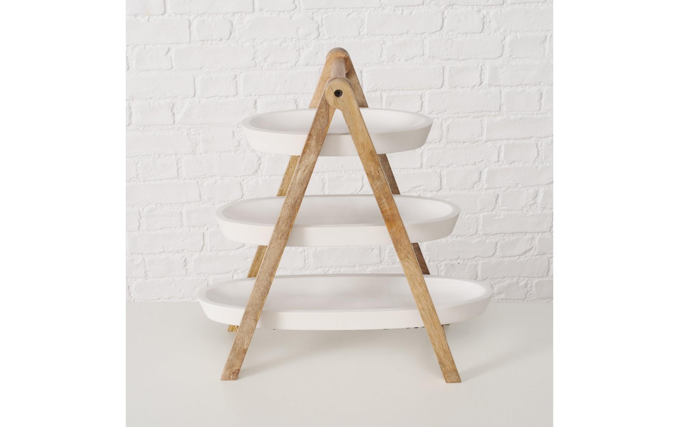 Etagere Manum, BraunEtagere aus Mangoholz