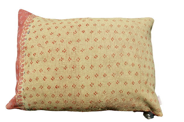 Kussen Kantha vintage 50x70 cm orange yellow