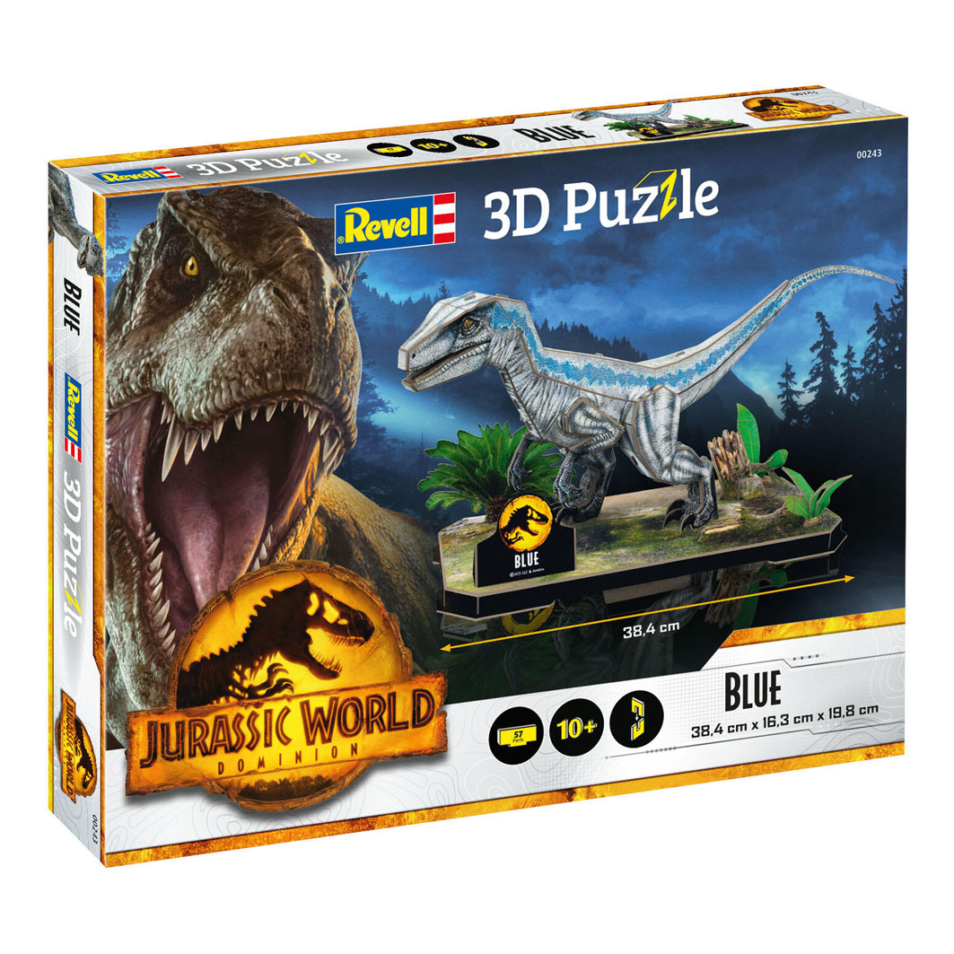 Revell 3D PuzzelBouwpakket - Jurassic World Dominion Blue