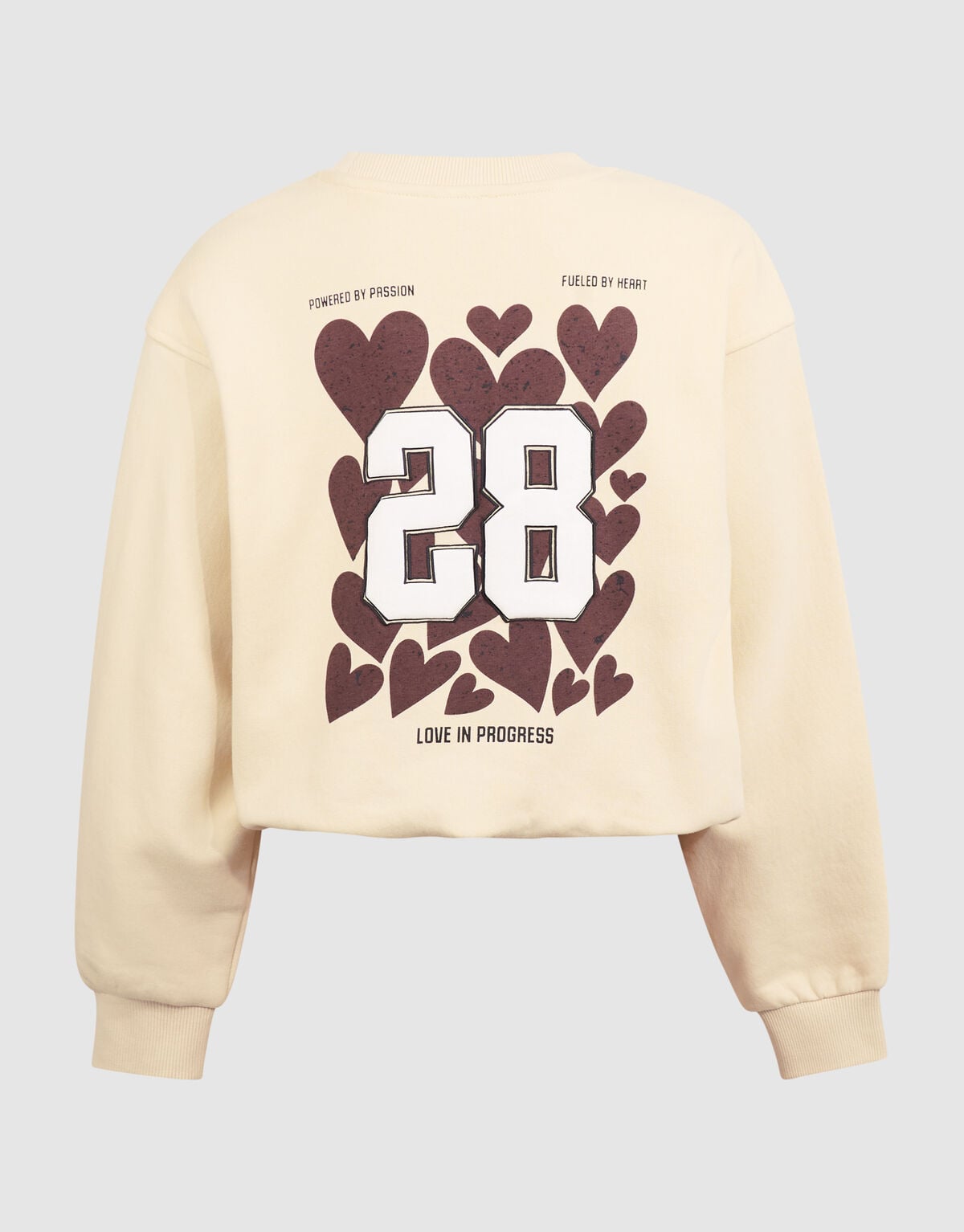 Twenty-Eight Artwork Sweater Gebroken Wit