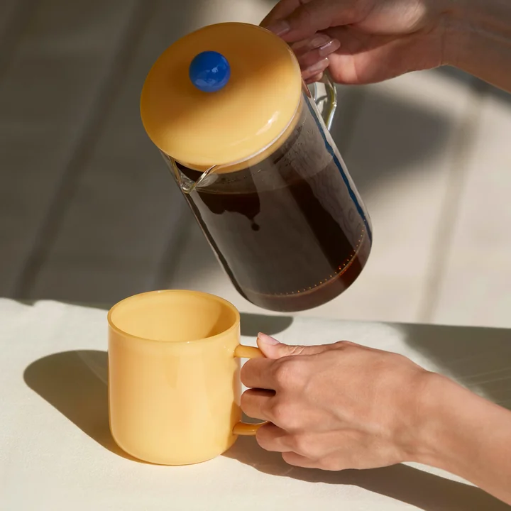 HAY - French Press Kaffeebereiter, 1 l, aqua