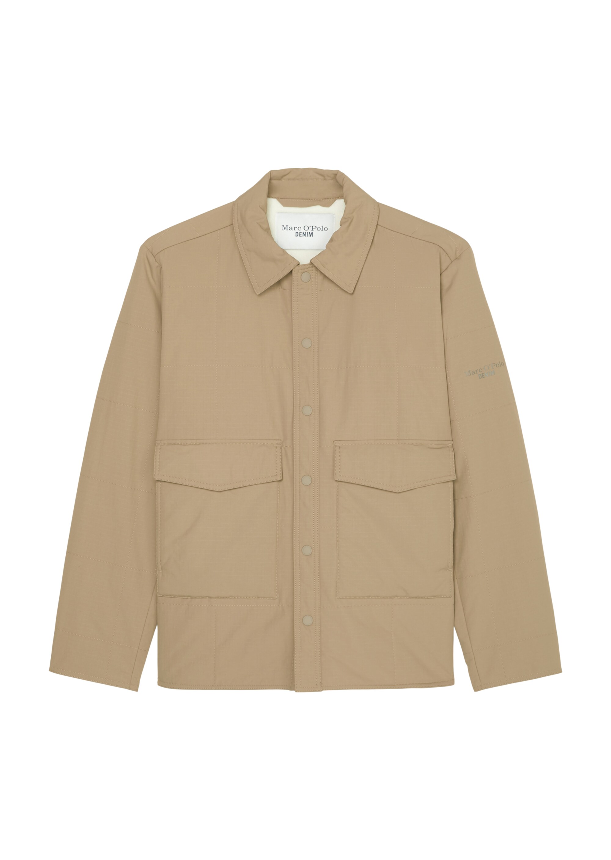 Wattiertes Overshirt in wasserabweisender Ripstop-Qualität