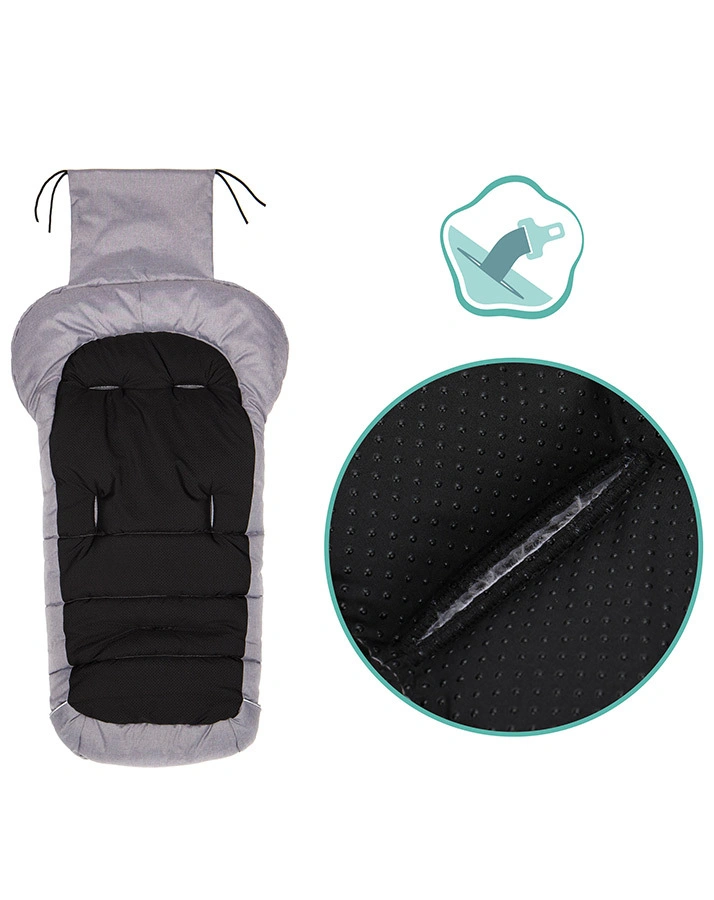 Fußsack K2 SOFT MELANGE in hellgrau melange
