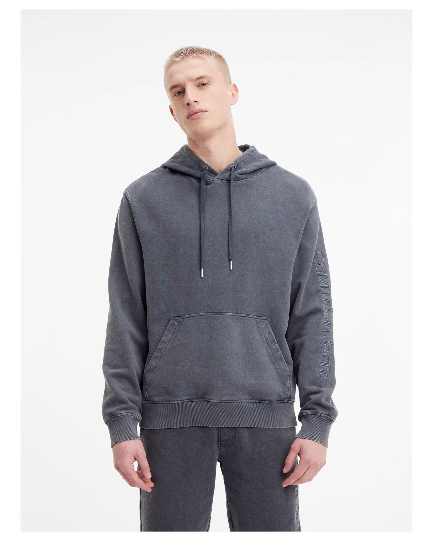 CALVIN KLEIN JEANS| Herren Sweatshirt INSTITUTIONAL WASH HOODIE