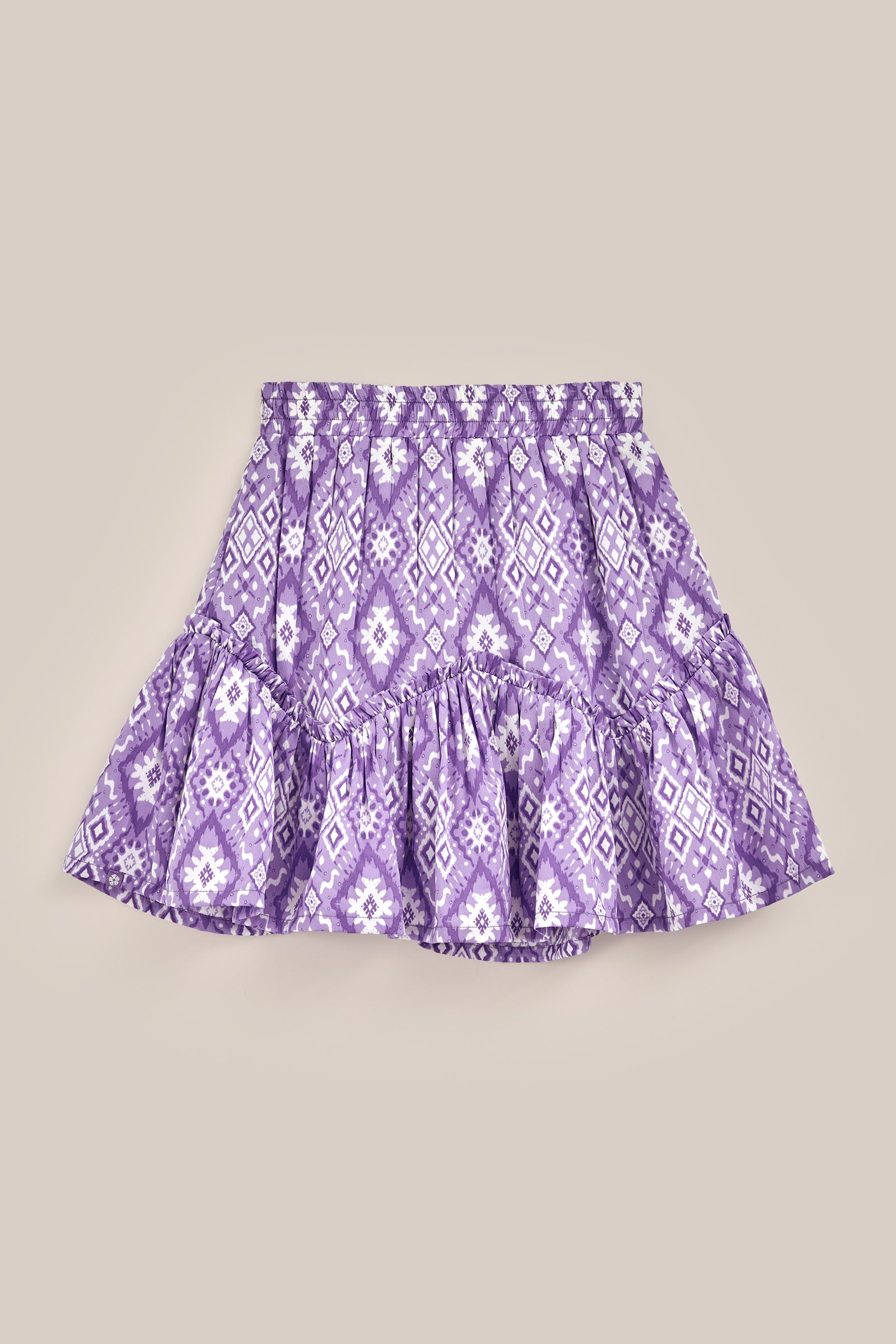 Meisjes rok met dessin WE Fashion Lichtpaars
