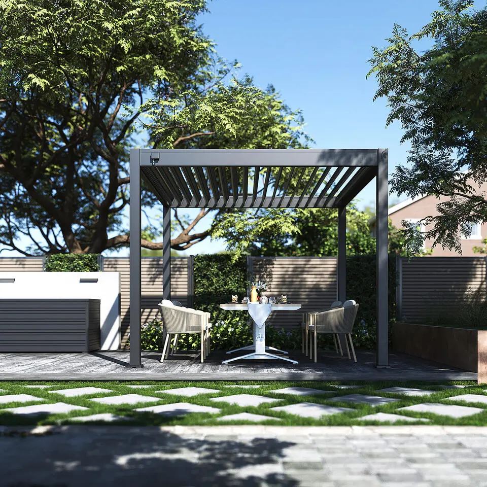 Orion Comfort terrasoverkapping 300 x 300 cm antraciet