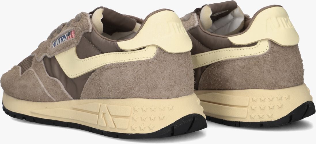 taupe autry lage sneakers reelwind low