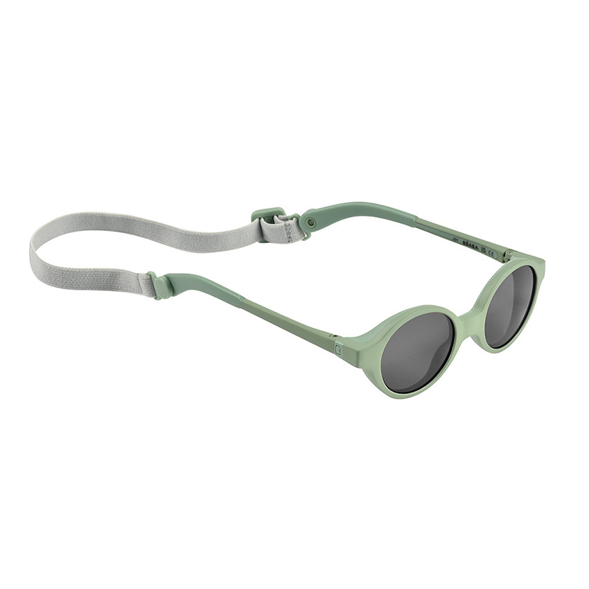 Lunettes de soleil avec cordon 9-24 mois Joy vert sauge