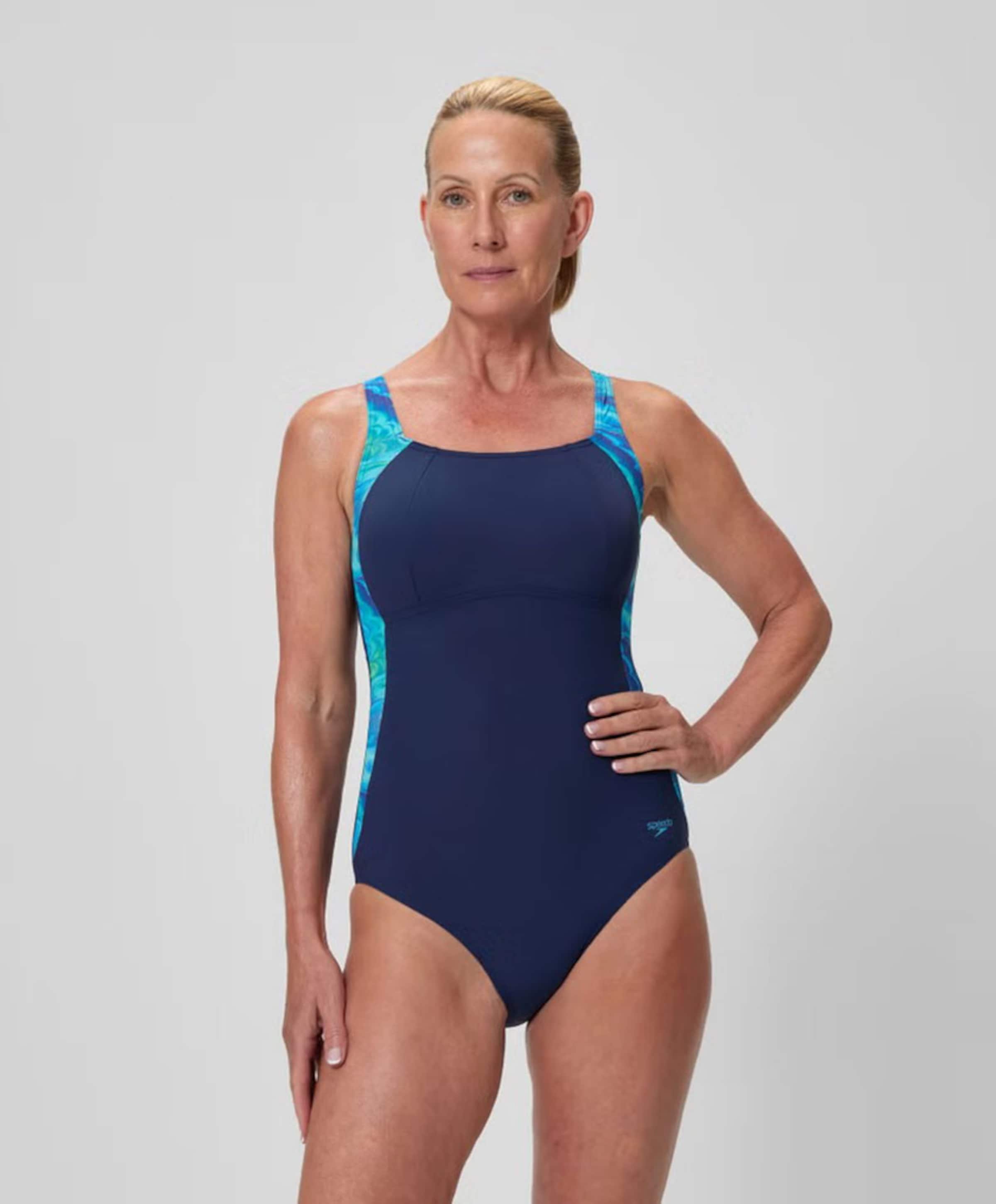 Speedo Dames badpak blauw