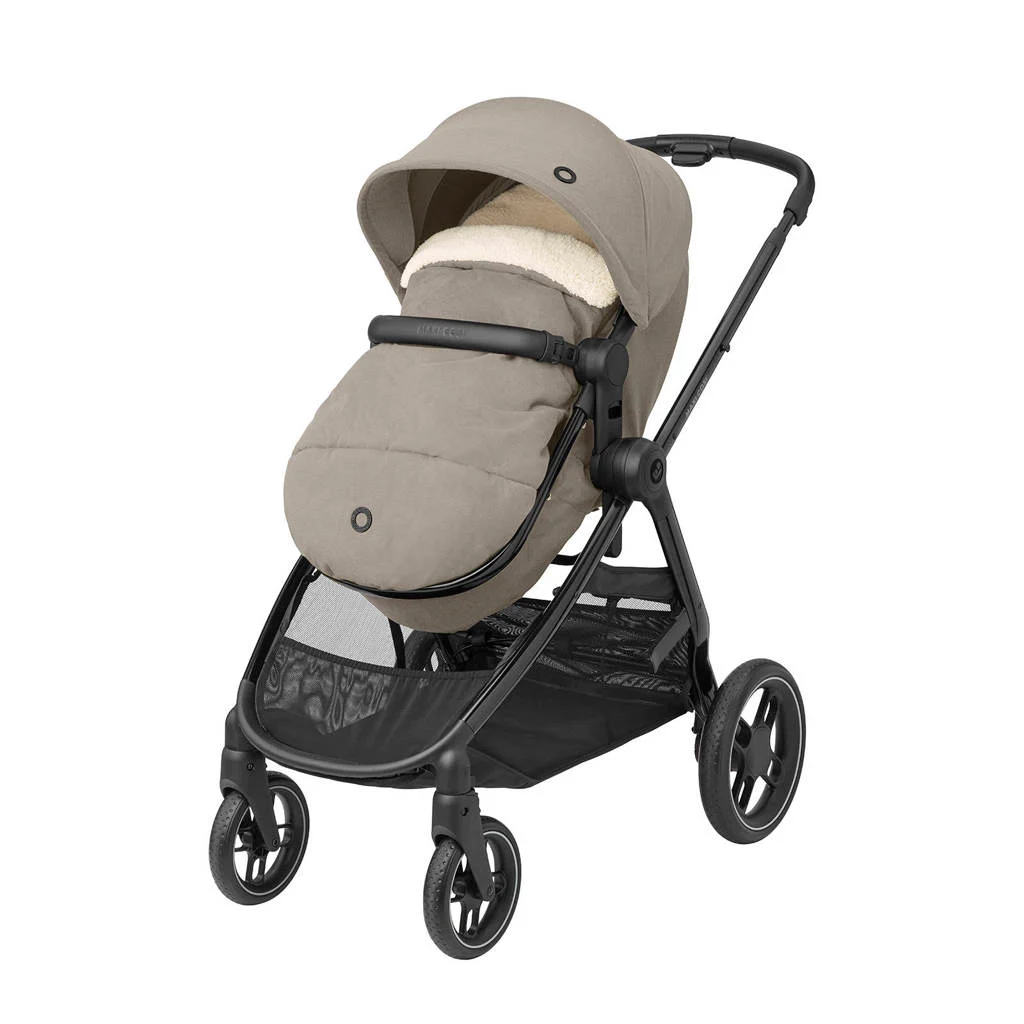 MC Zelia 3 Luxe Twillic Truffle Fr (Black glossy frame & Black Leather)