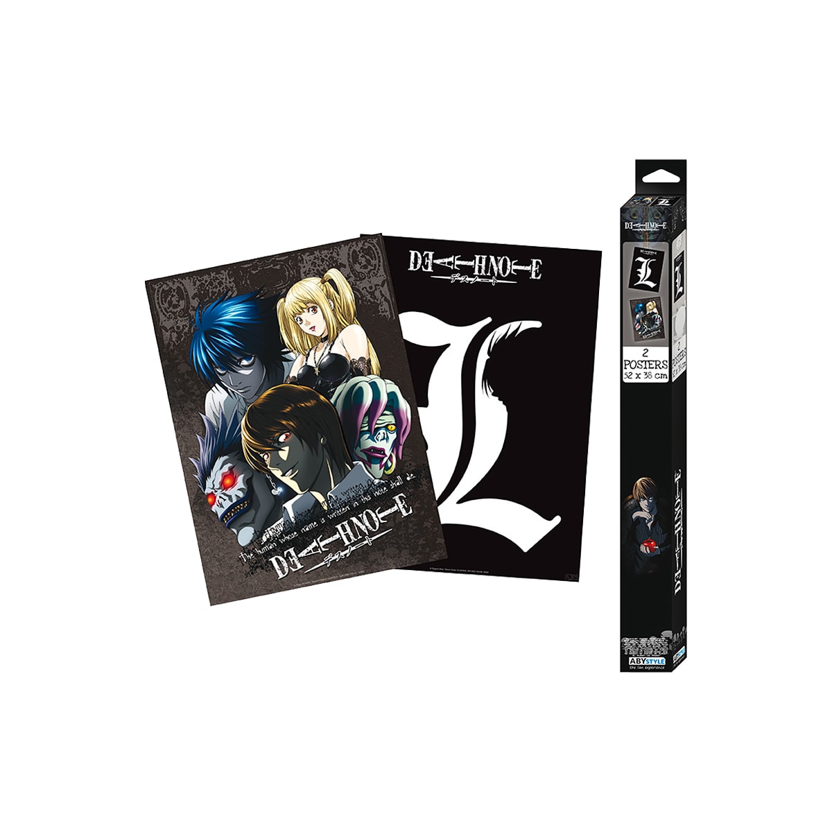 GB eye Death Note L and group plakater (2 stk.)