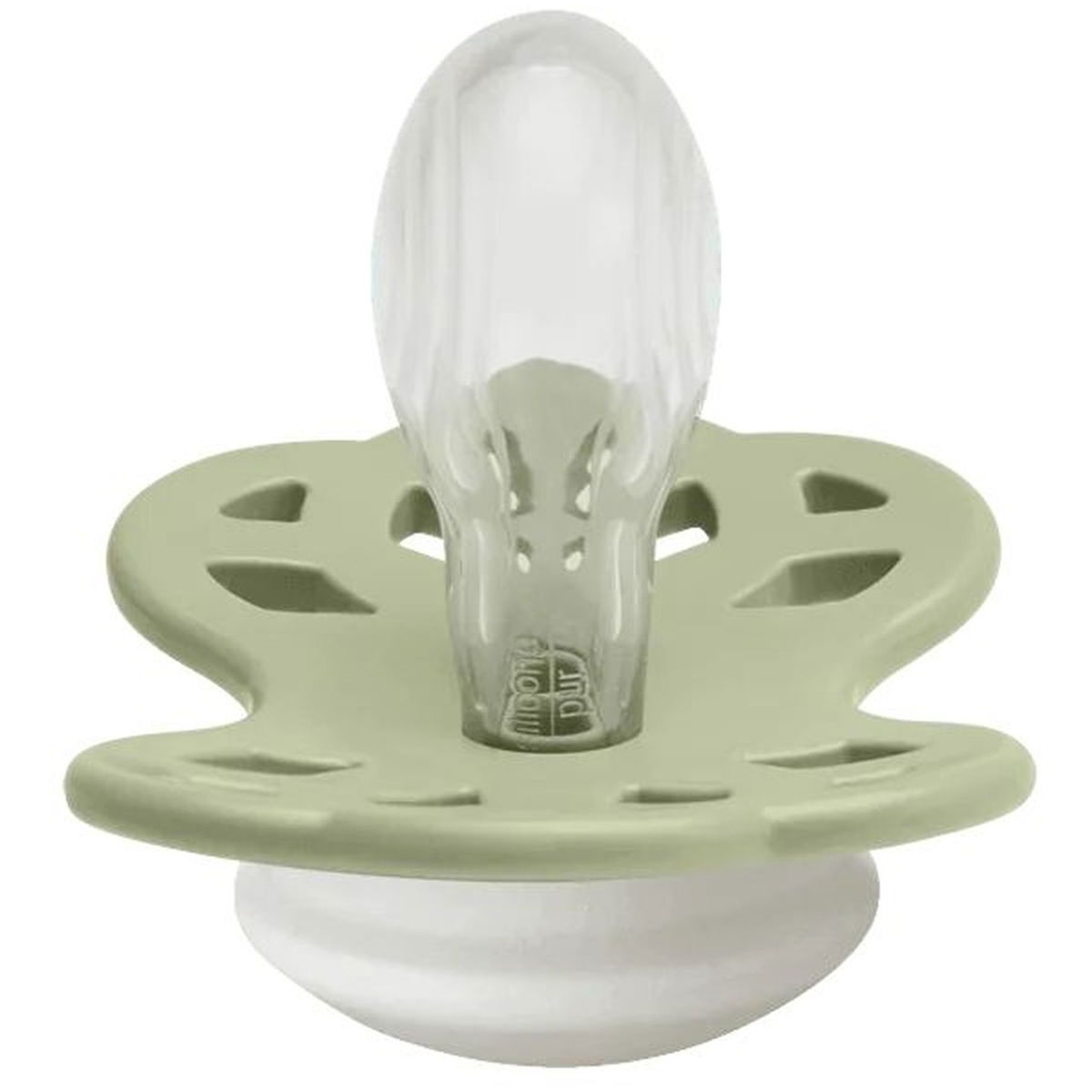 BIBSBIBS   Schnuller Infinity Glow Silikon Symmetrical 2er Pack sage/cloud 0-6M