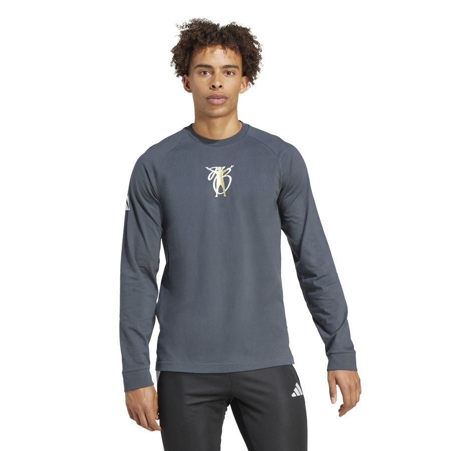 adidas T-Shirt Jude Bellingham Belligold - Gris Manches Longues