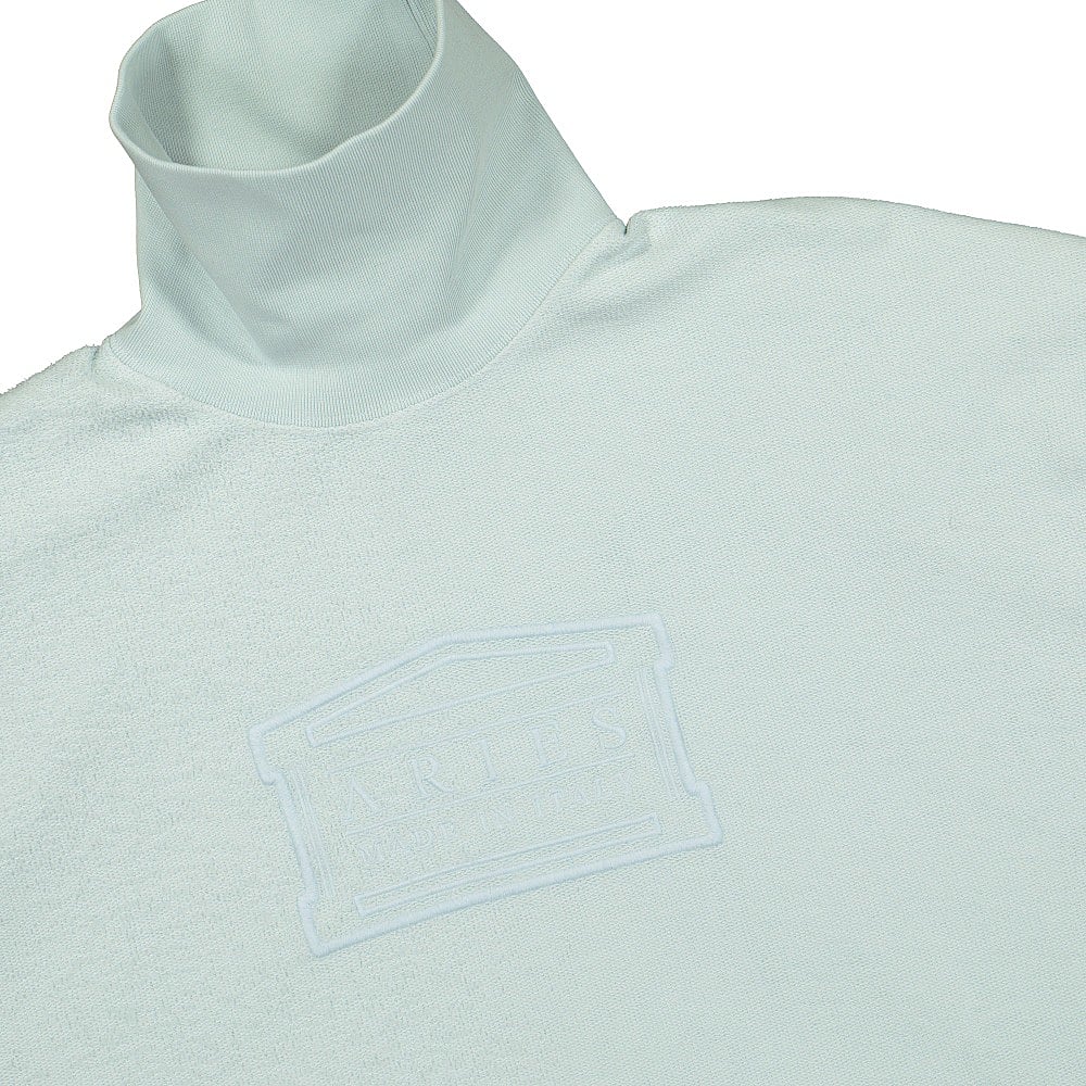 Aries<br>Reverse Fleece Turtleneck Sweat