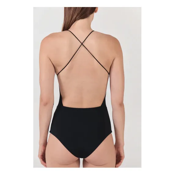 Ziah Maillot 1 Pièce Smocké | Noir