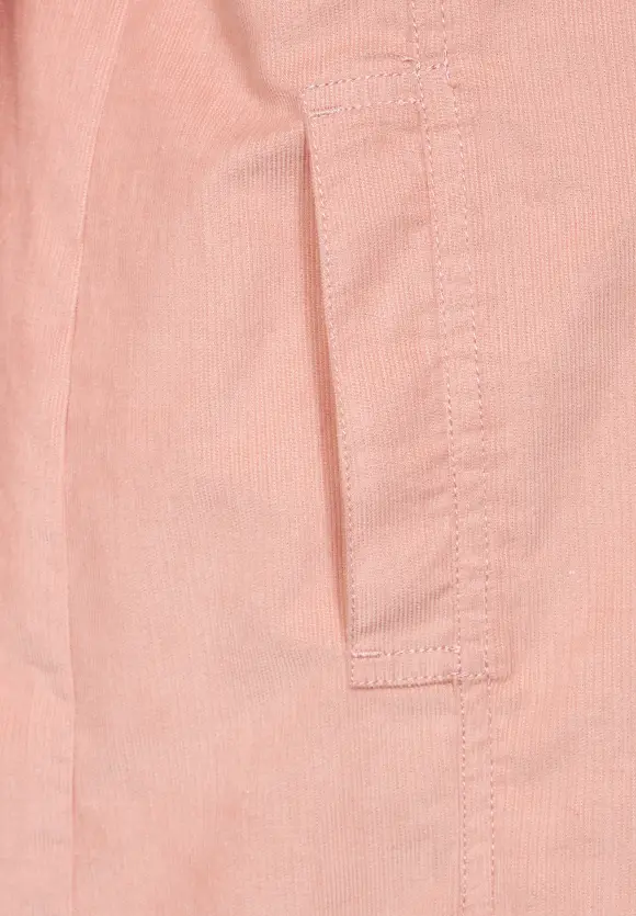 Cordkleid mit Knopfleiste - dull legend rose