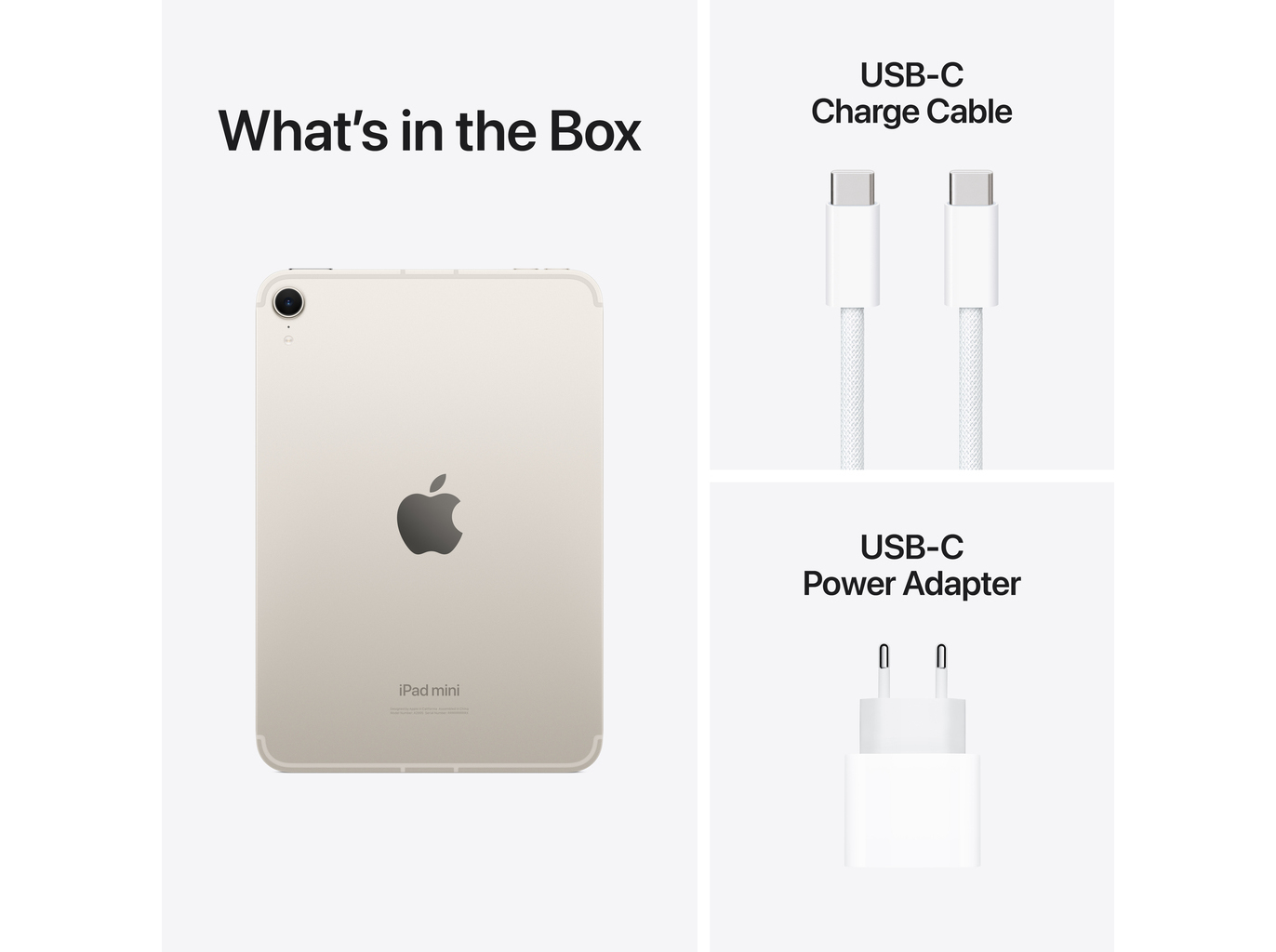 IPAD MINI 7 APPLE WI-FI CELLUL 256GB STARLIGHT