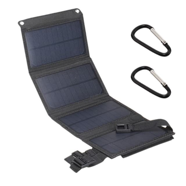 20W Foldbar Solpanel Bærbar Strømgenerator USB-lader
